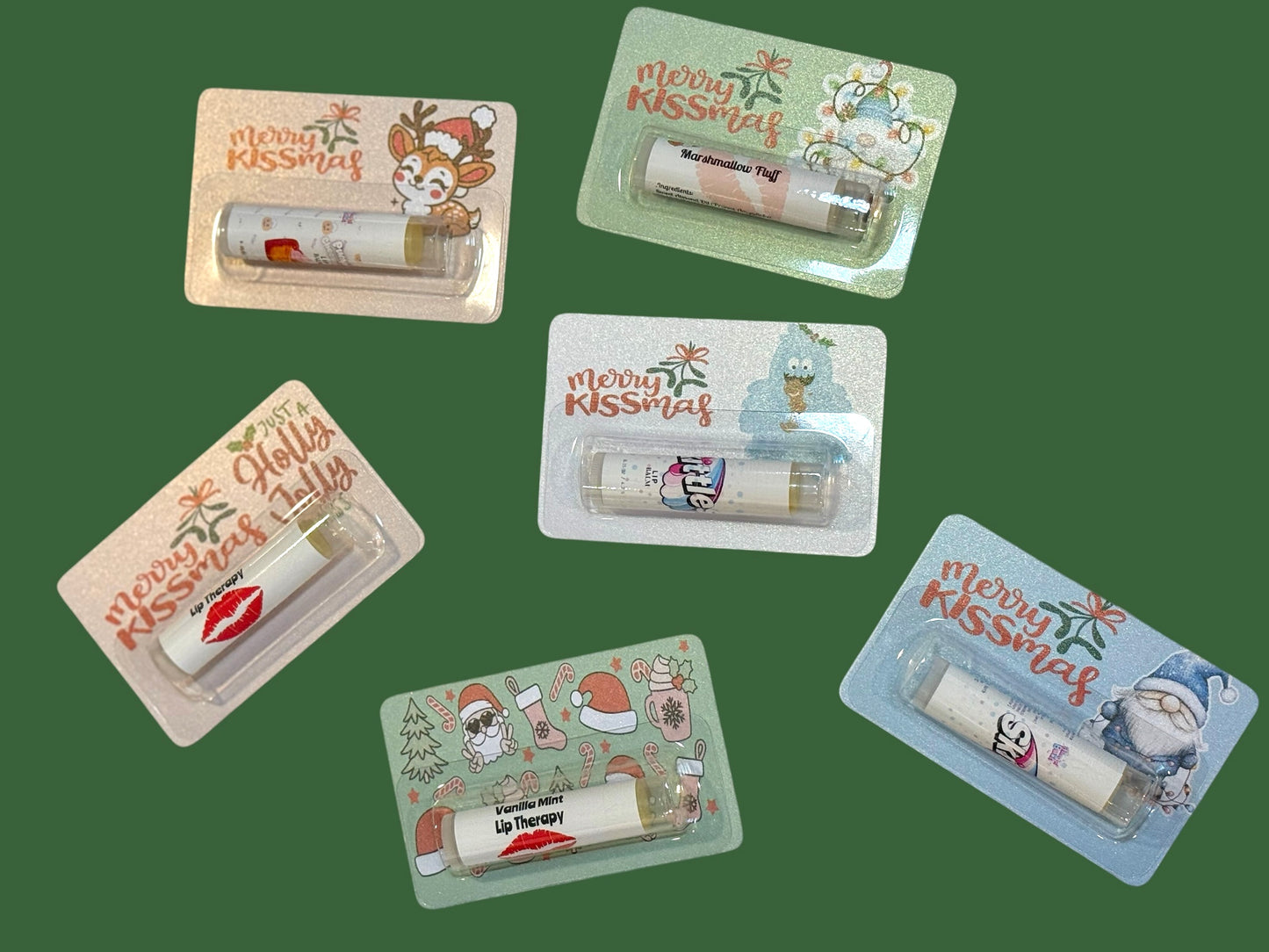 Lip Balm Card Holder with domes