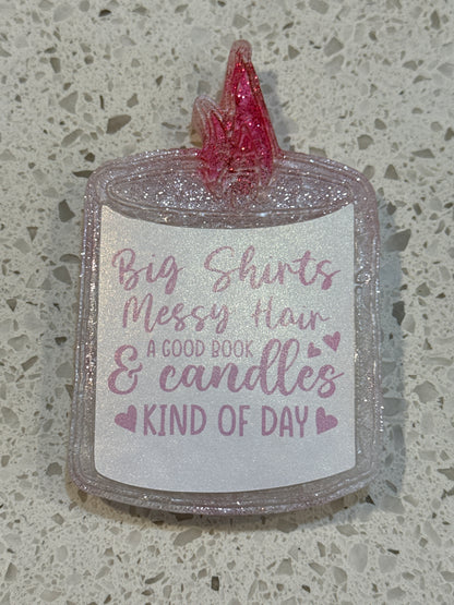 Candle & Cardstock - Aroma Freshie - Silicone Mold