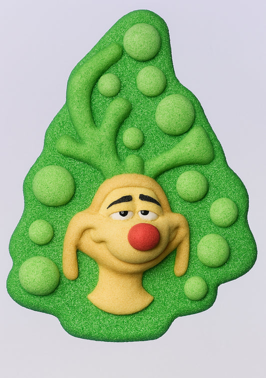 Minch Dog & Tree - Hybrid - Bath Bomb Mold