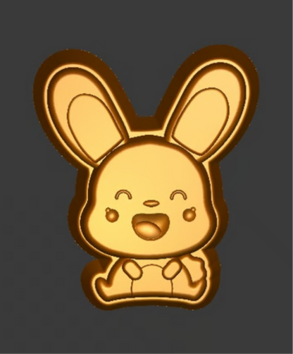 Happy Bunny - Vacuum Mold