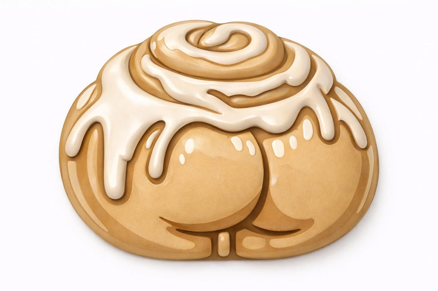 Cinnamon Buns - Hybrid - Vacuum - Sexy - Bath Bomb Mold