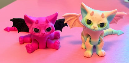 Bat Cat - Articulated - 3D Printed