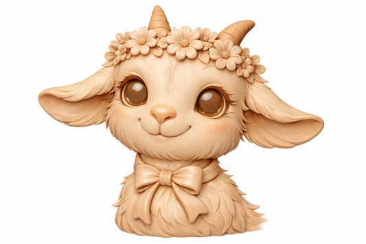 Cute Lamb - Hybrid - Vacuum - Bath Bomb Mold