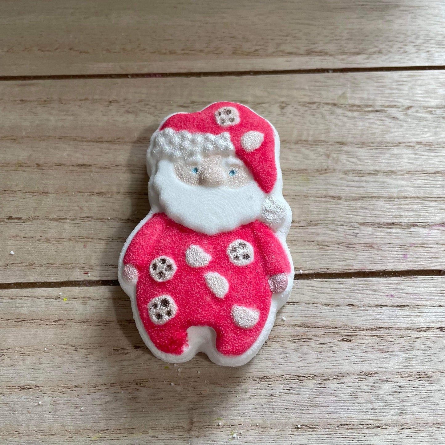 Santa in Pajamas Bath Bomb Hand Mold 3Piece