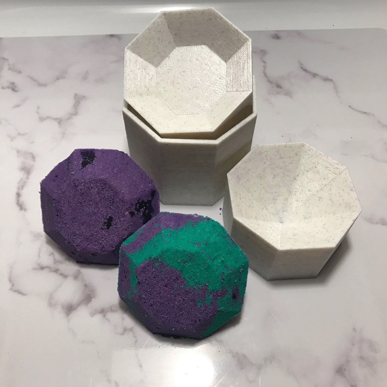 Diamond Bath Bomb Hand Mold