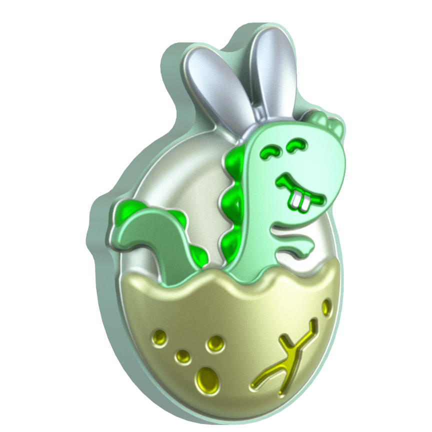 Easter Dino Vacuum Mold