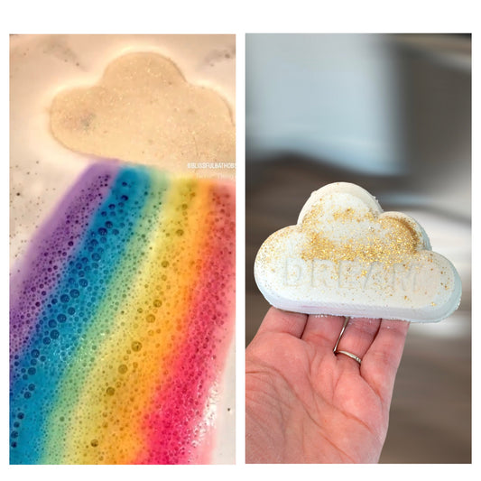 Rainbow Cloud Bath Bomb