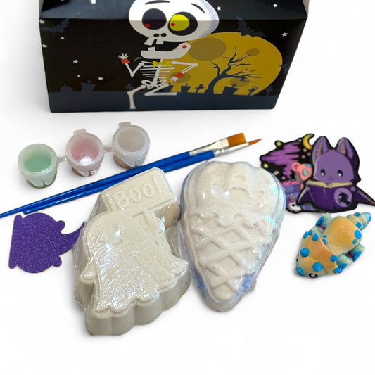Boo Ghost - Bath Bomb - Paint Kit
