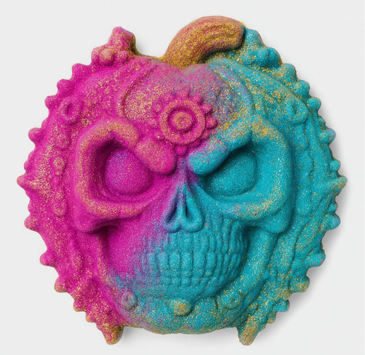 Halloween Pumpkin Skull - Hybrid - Bath Bomb Mold