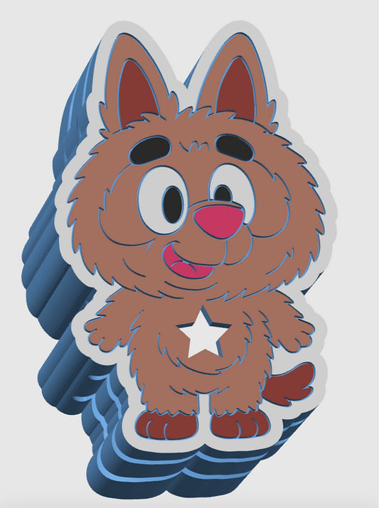 LalaBoo Blue Dog - Floater