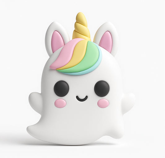 Unicorn Ghost - Hybrid Mold - Bath Bomb