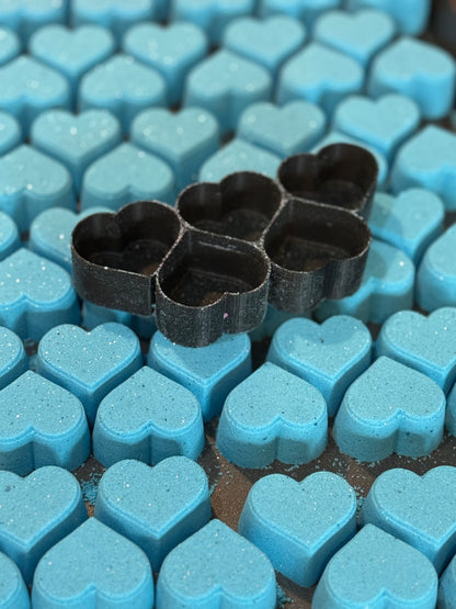 Multi Flat Heart Hybrid Mold