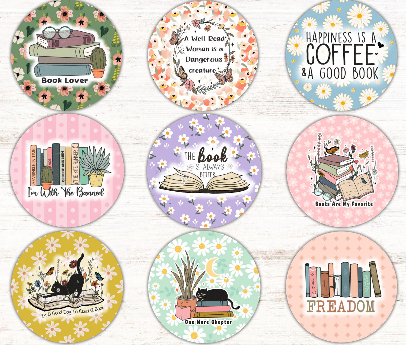 Book Lover - Cardstock 2.5 - Freshie
