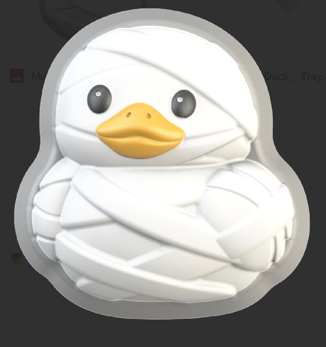 Mummy Duck - Hybrid - Bath Bomb Mold