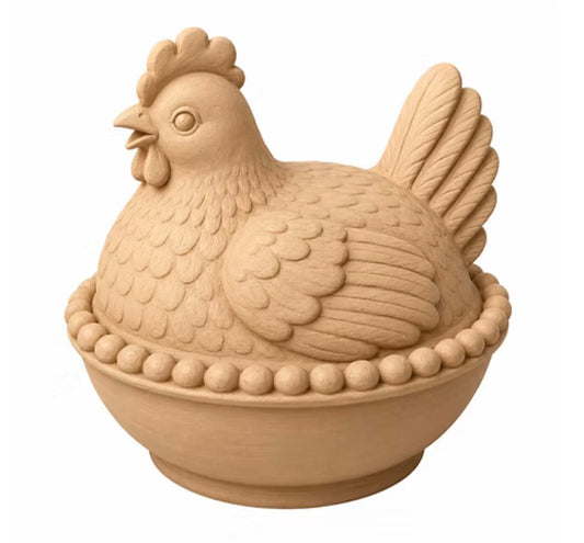 Hen on Nest - Hybrid - Vacuum - Bath Bomb Mold