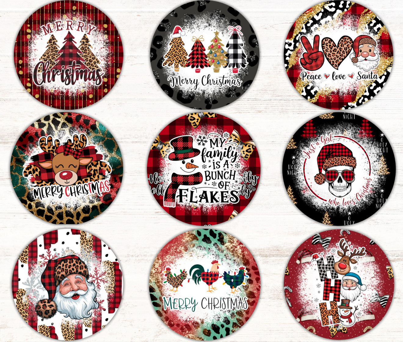 Christmas - Cardstock 2.5” - Freshie