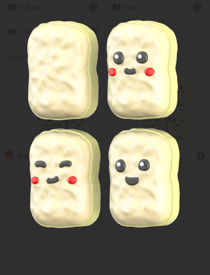 Nuggets & Fries - Hybrid - Vacuum - Bath Bomb Molds