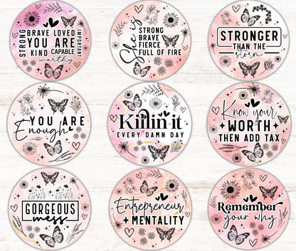 Motivational Selfcare - Cardstock 2.5”