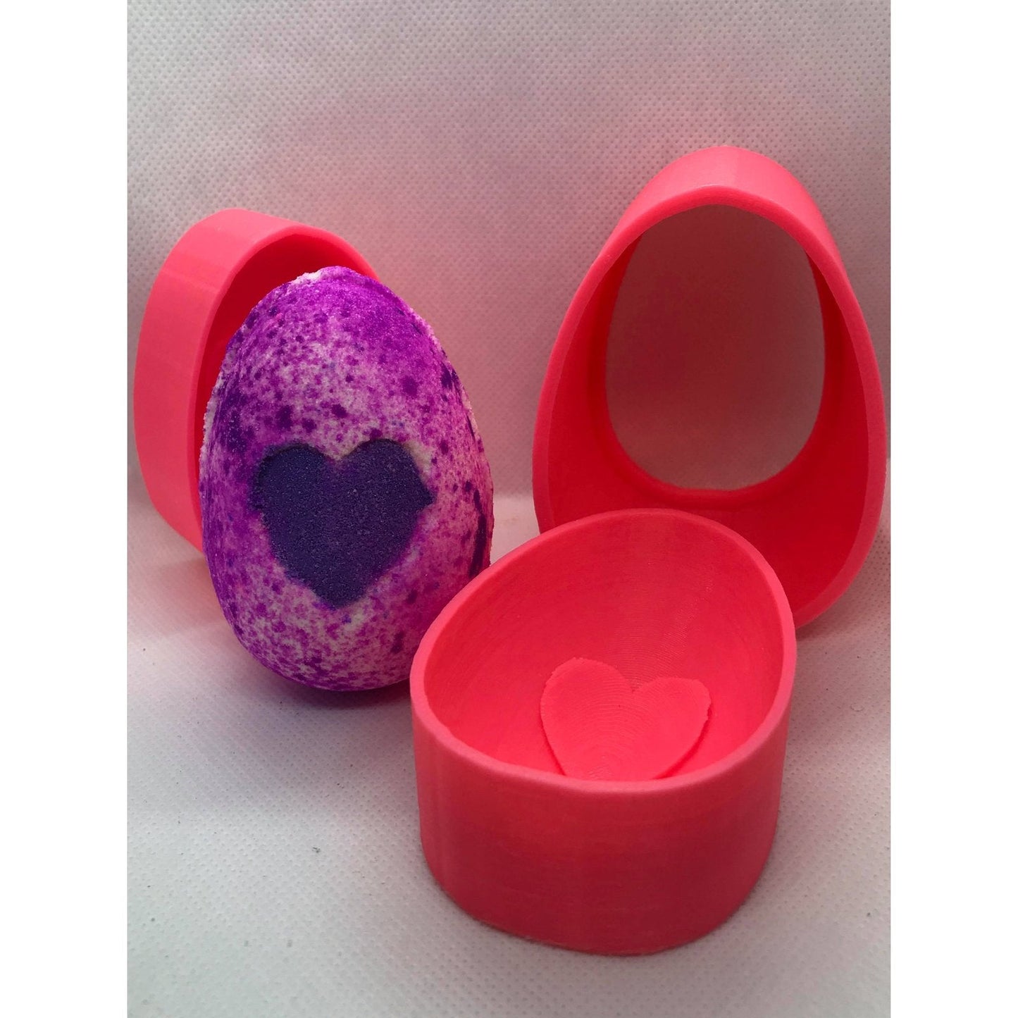 Heart Egg Bath Bomb Hand Mold