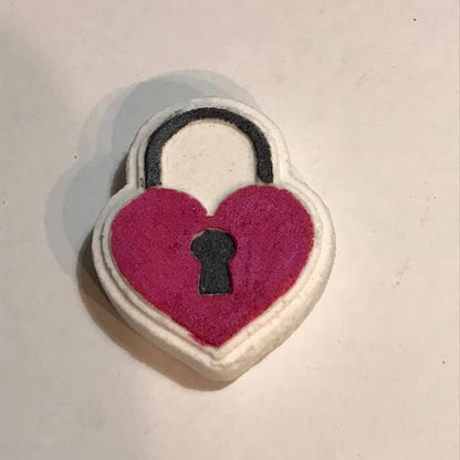 Heart Lock Mini Bath Bomb Hand Mold