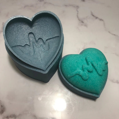 Heartbeat Bath Bomb Hand Mold