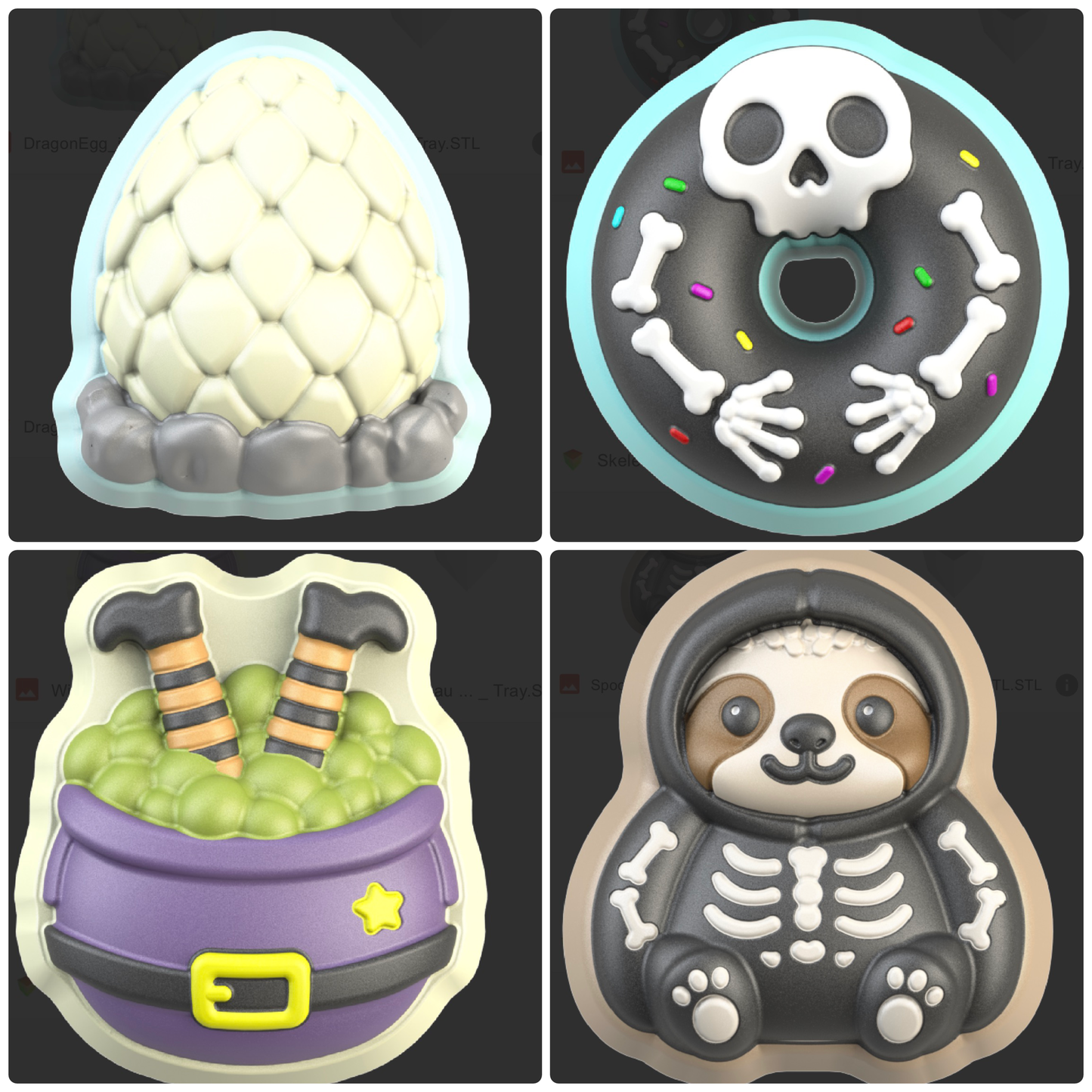 Halloween Exclusive- Hybrid Bath Bomb Molds
