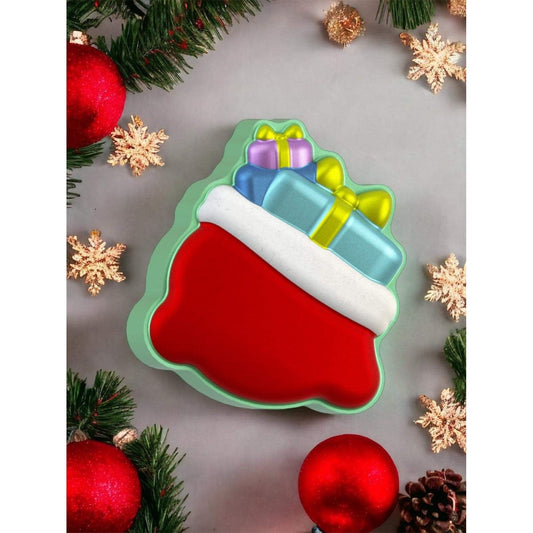 Santa Sack Bath Bomb Hand Mold 3Piece