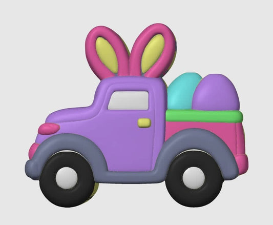 Easter Truck - Bath Bomb Mold