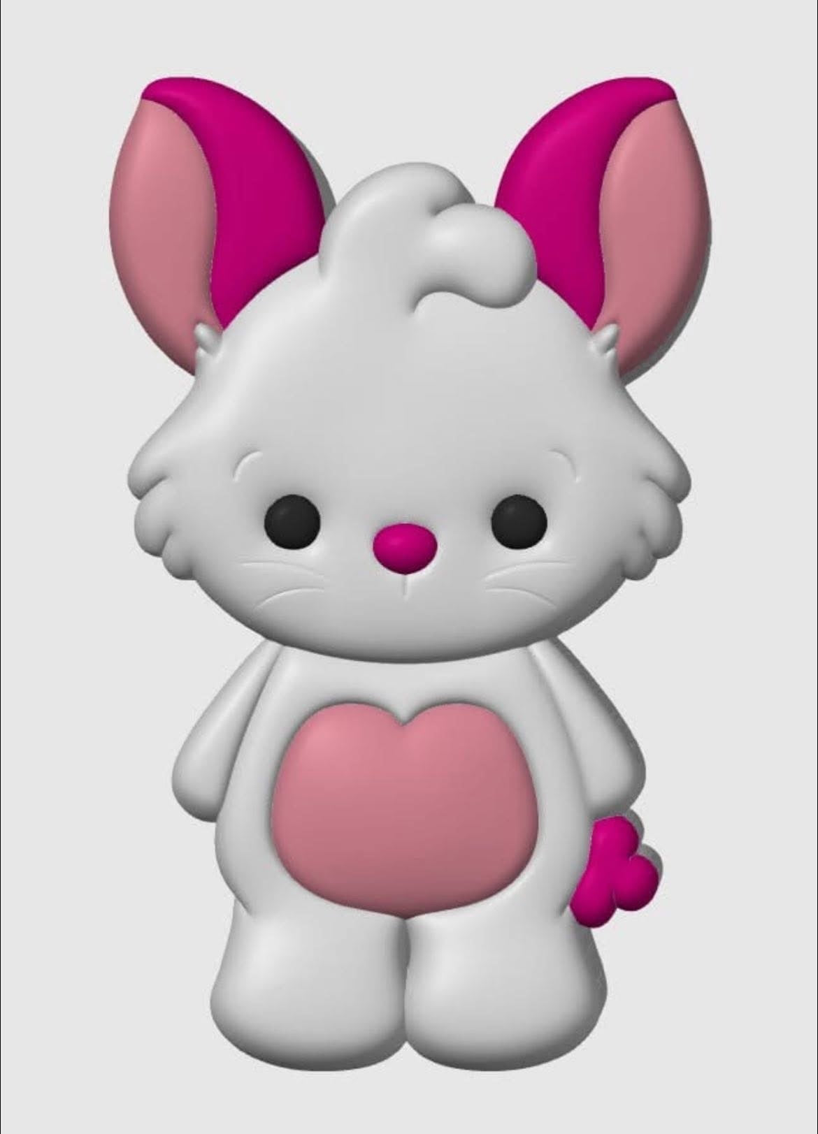 Cute  Bunny - Vacuum - Hybrid - Bath Bomb Mold