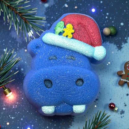 All I Want For Christmas Hippo - Hybrid - Bath Bomb Mold