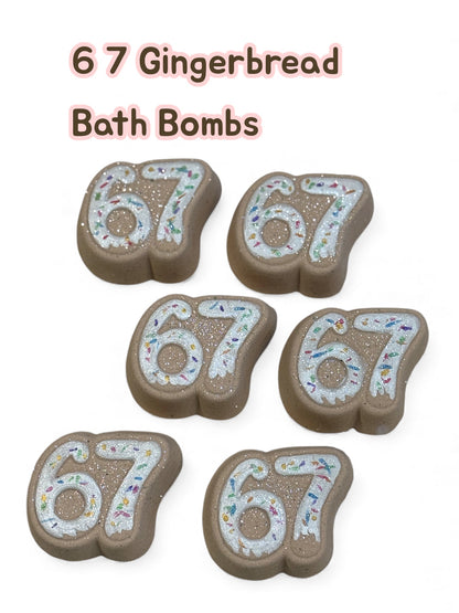 Gingerbread- 6 7 - Toy - Bath Bombs