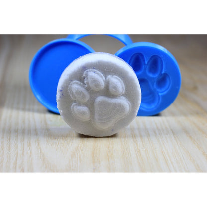 Paw Print (Round Puck) Bath Bomb Hand Mold