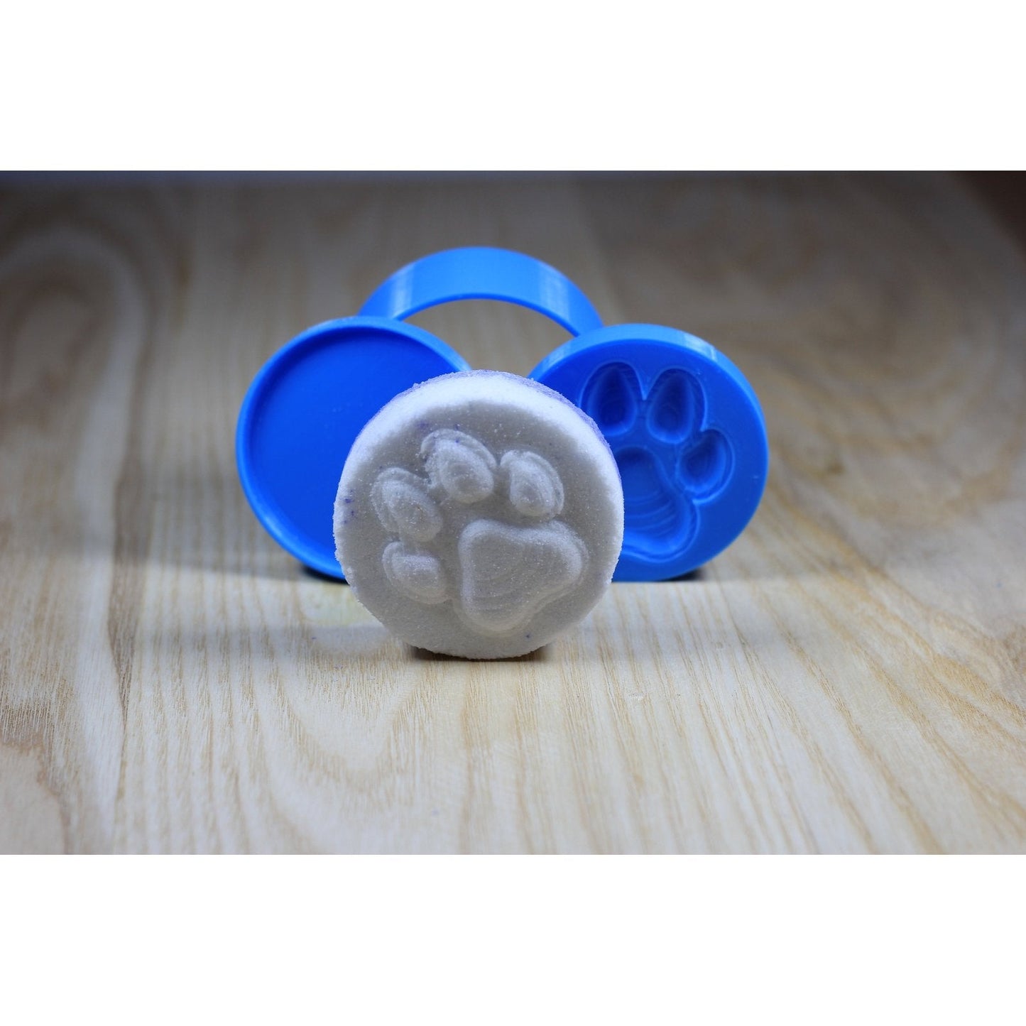 Paw Print (Round Puck) Bath Bomb Hand Mold