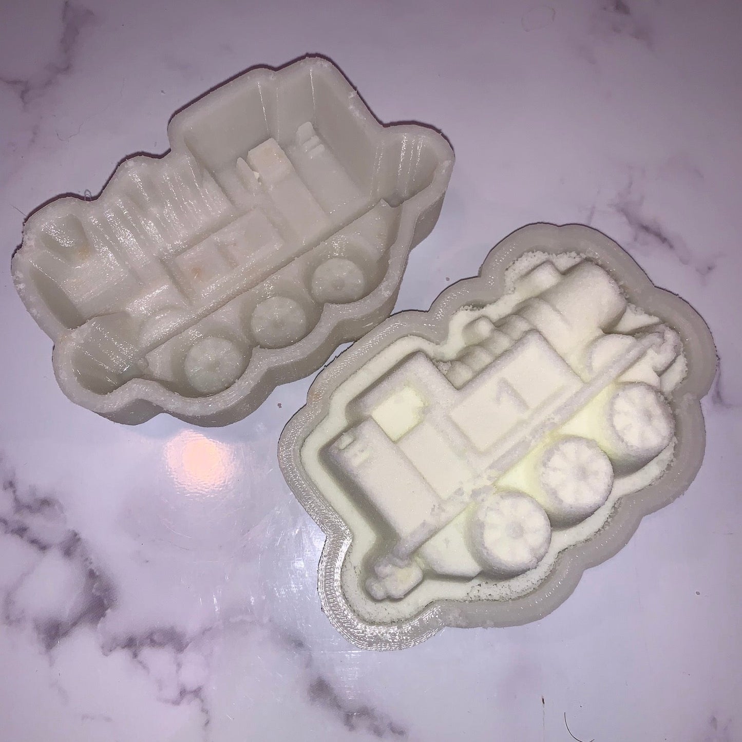 Train Bath Bomb Hand Mold