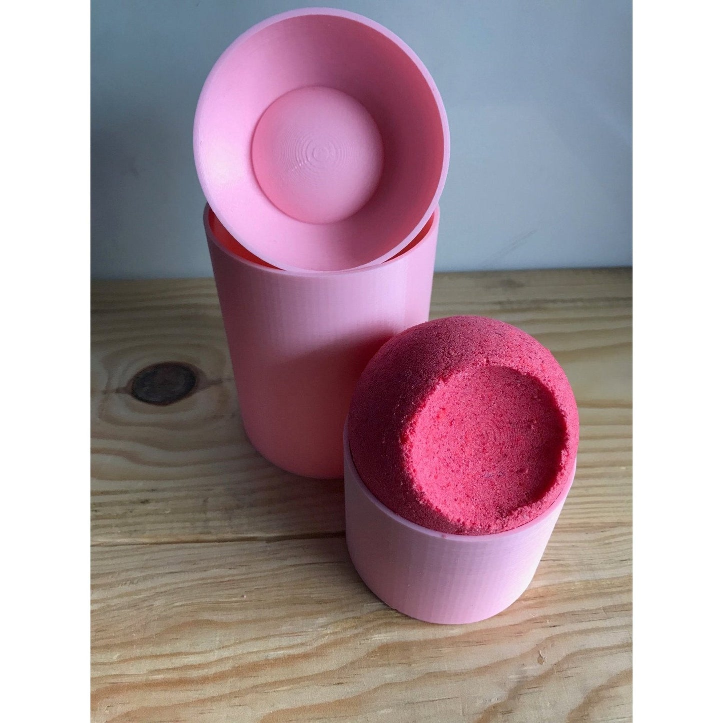 Round with Indent Bath Bomb Hand Mold