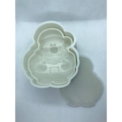 Santa Bath Bomb Hand Mold