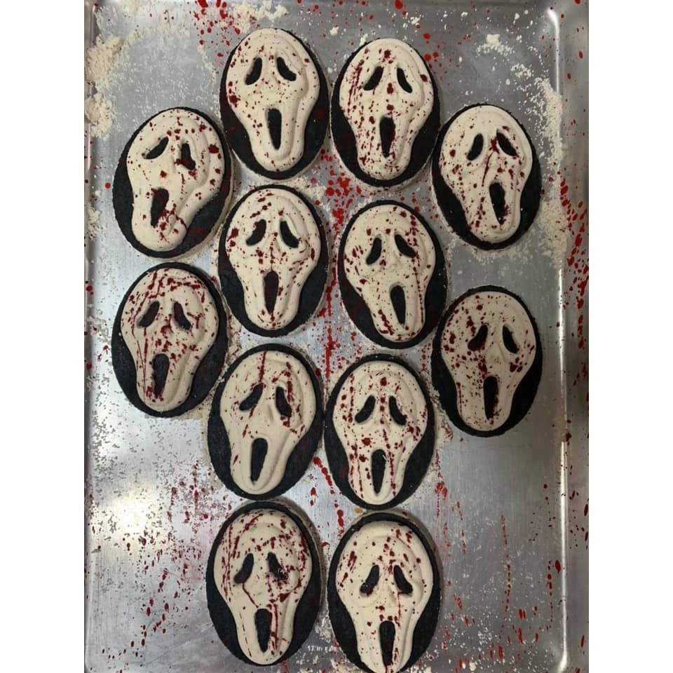 Scary Ghost Face Bath Bomb Hand Mold