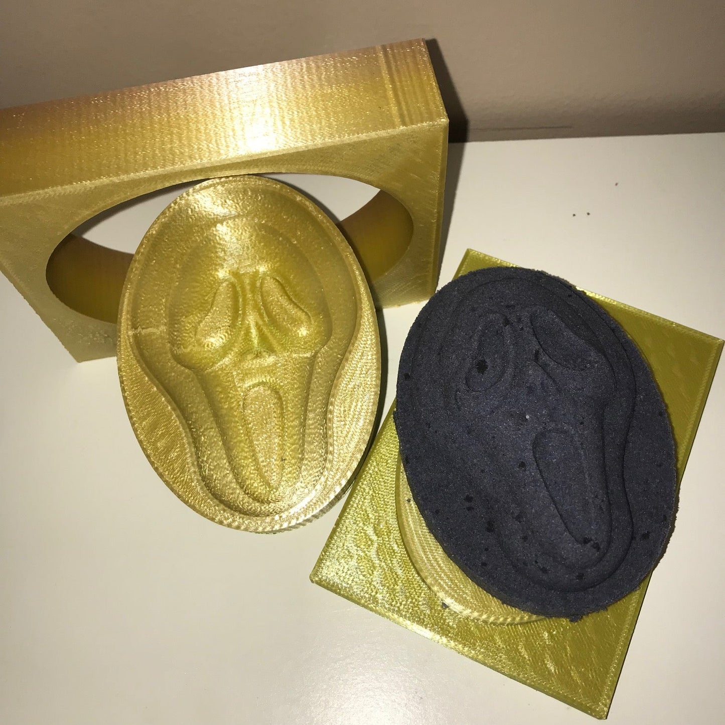 Scary Ghost Face Bath Bomb Hand Mold