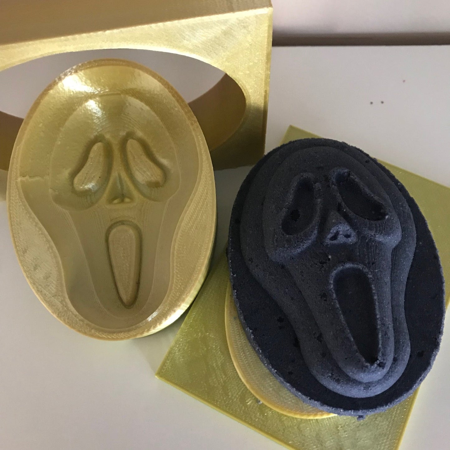 Scary Ghost Face Bath Bomb Hand Mold