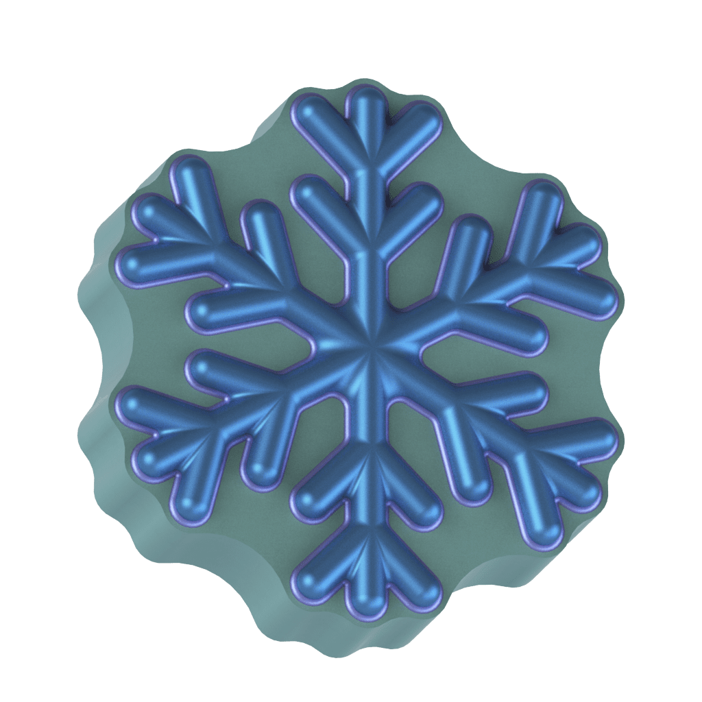 Snowflakes Hybrid (3D) Mold