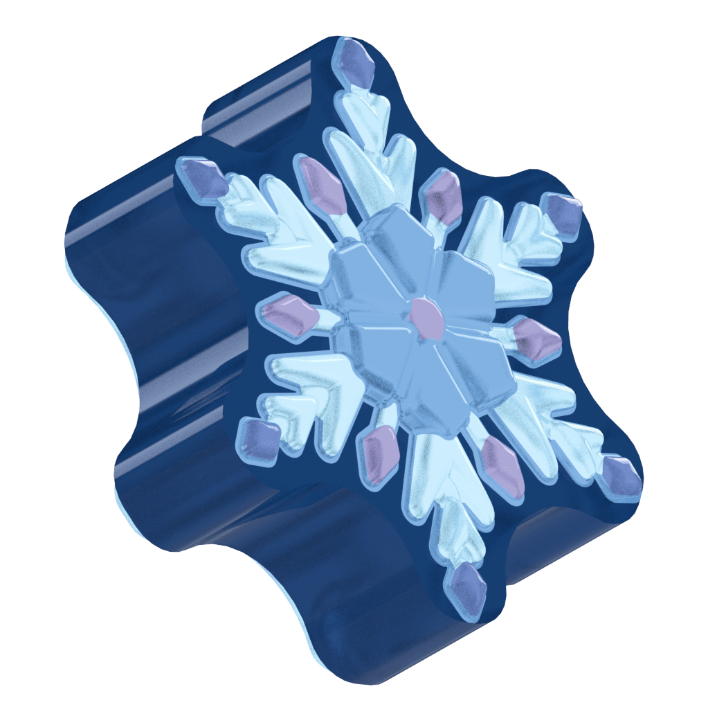 Snowflakes Hybrid (3D) Mold