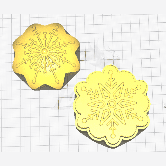 Snowflakes Vacuum Form Molds