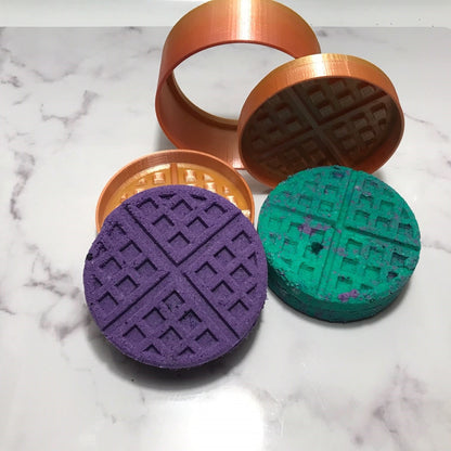 Waffle Bath Bomb Hand Mold