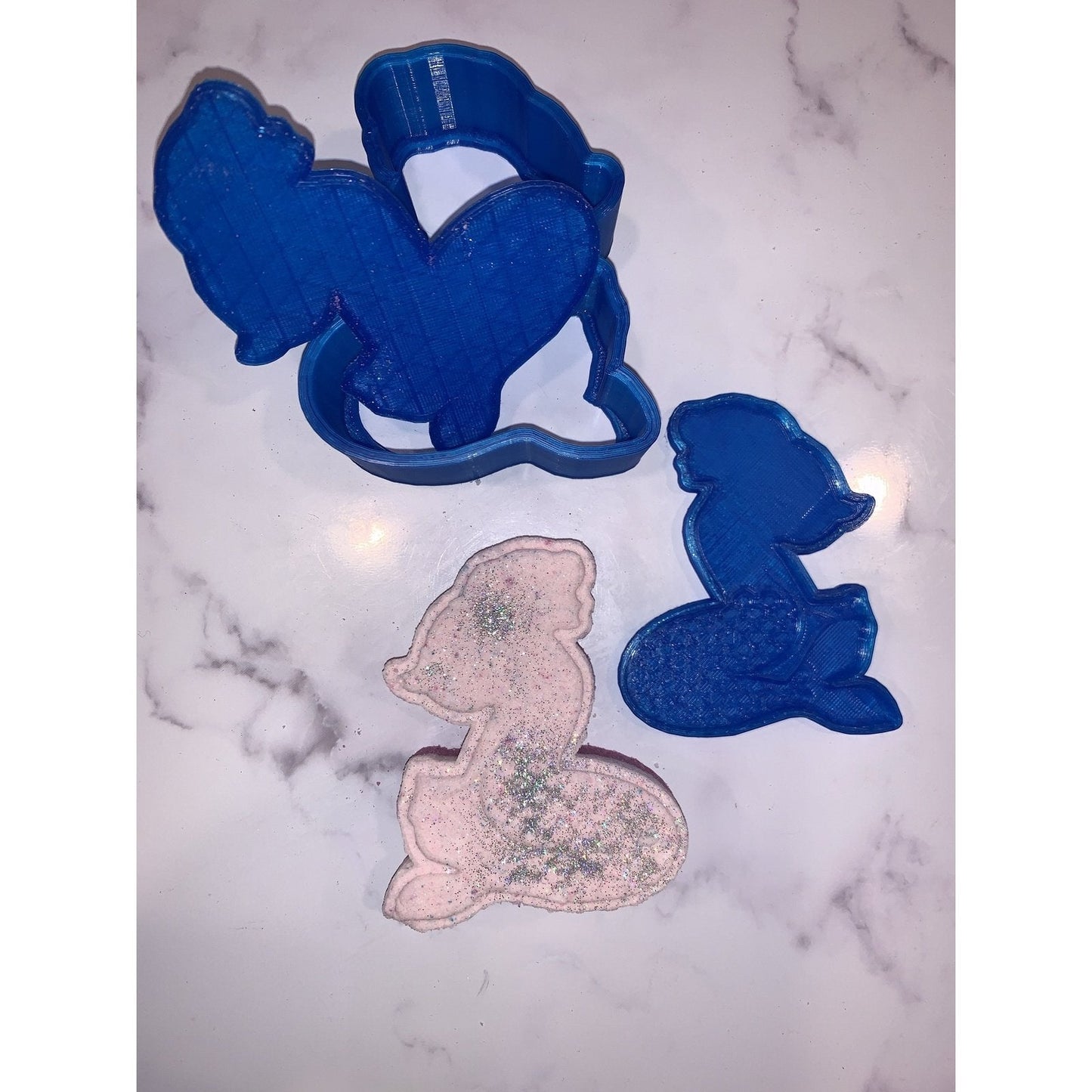 Mermaid Silhouette Bath Bomb Hand Mold