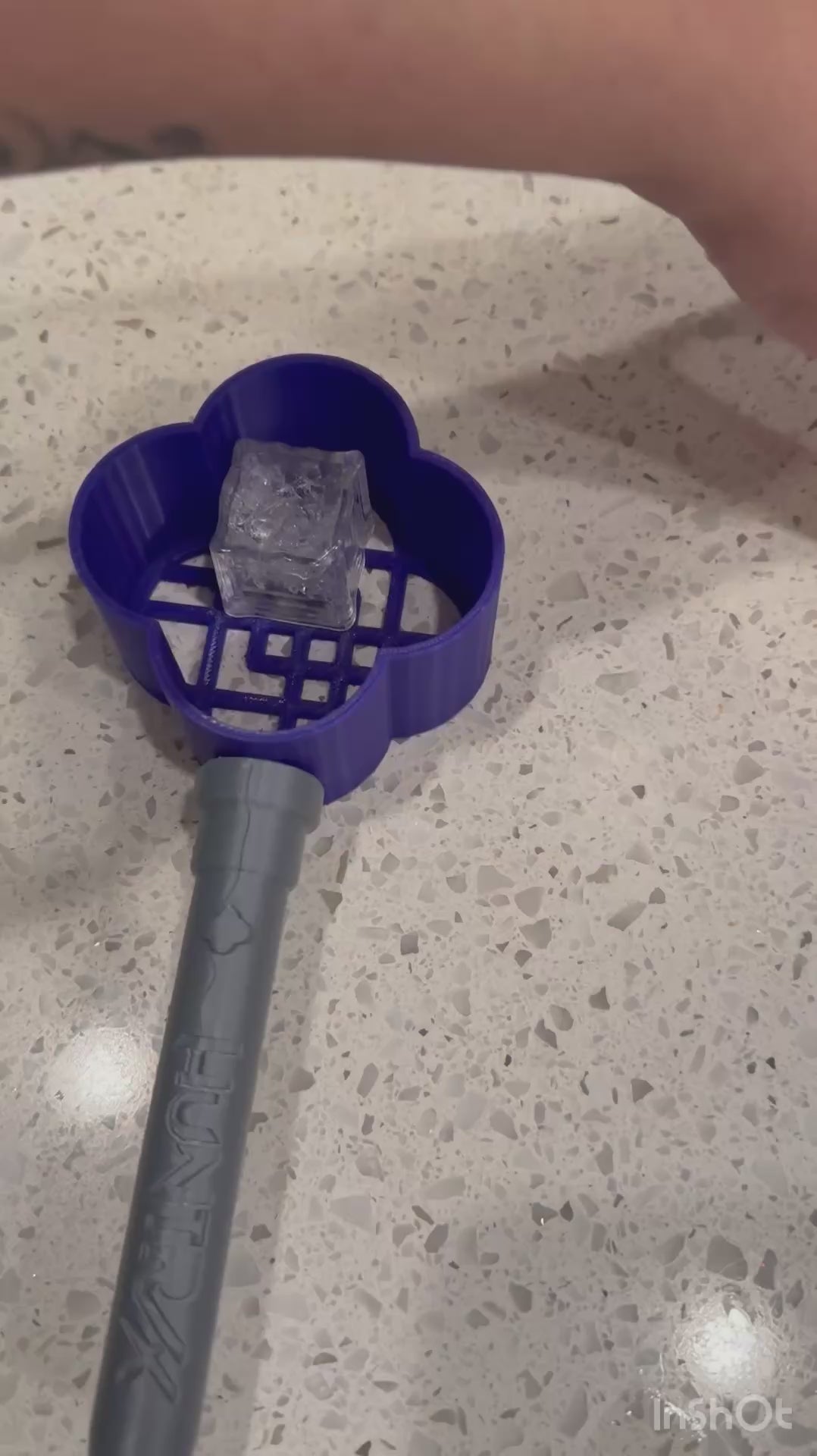 Load video: This video is a demo of using a magical bath wand