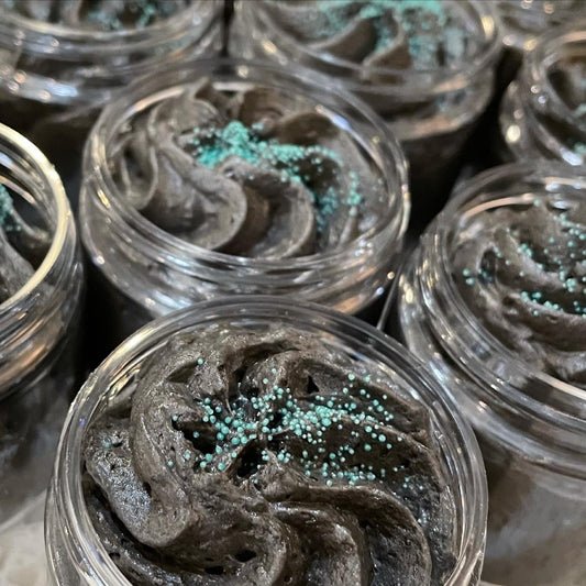 Charcoal and Rose Clay Facial Scrub