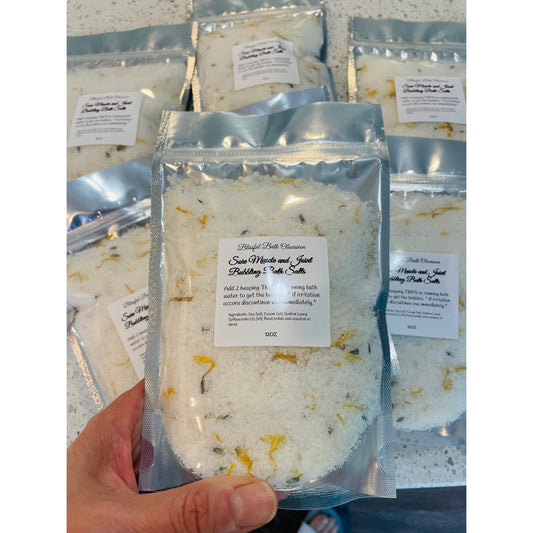 Sore Muscle and Joint Bubbling Bath Salts